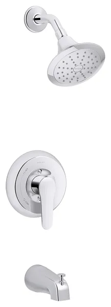 Kohler K-TS98006-4G July Tub and Shower Trim Package - Polished Chrome