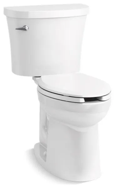 Kohler Kingston 2-Piece Elongated 1.28 Gpf Chair Height Toilet