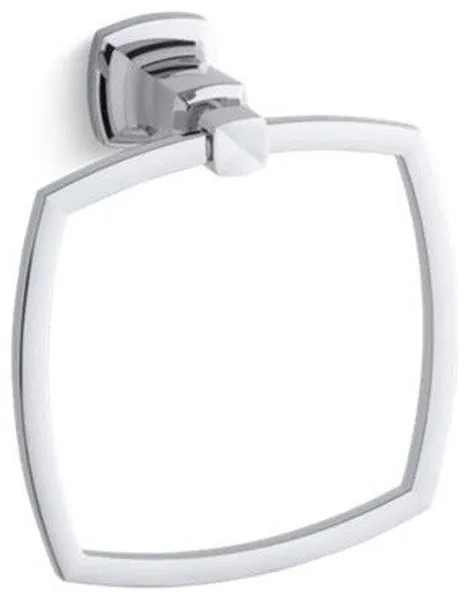Kohler Margaux Towel Ring, Polished Chrome