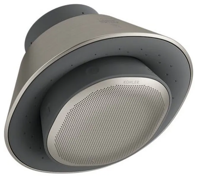 Kohler Moxie 1.75 Gpm Showerhead and Wireless Speaker, Vibrant Brushed Nickel