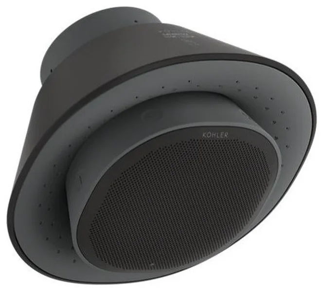 Kohler Moxie 2.5 Gpm Showerhead and Wireless Speaker, Matte Black