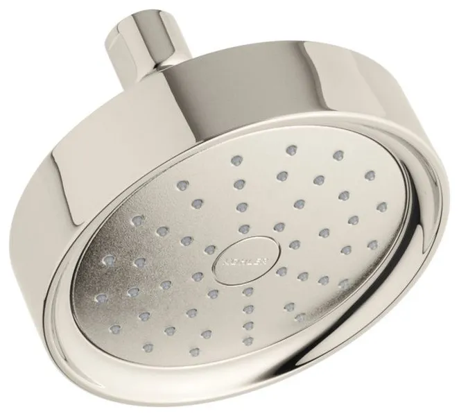 Kohler Purist 1.75GPM 1-Function Showerhead Air-Induct Tech, Polished Nickel