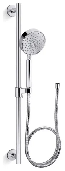Kohler Purist 2.5GPM Multifunction Handshower Kit AirInduct Tech Polished Chrome