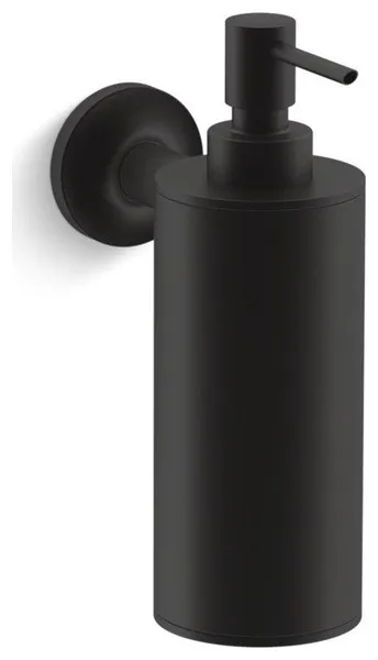 Kohler Purist Wall-Mounted Soap/Lotion Dispenser, Matte Black