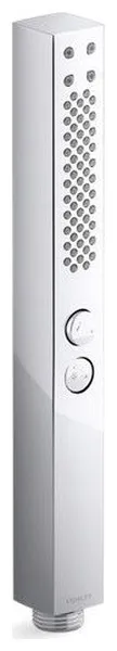Kohler Shift Square 2.5GPM Handshower With Air-Induct Tech, Polished Chrome