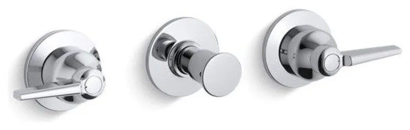 Kohler Triton Valve Trim w/ Push Button Diverters, Polished Chrome
