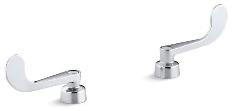 Kohler Triton Wristblade Lever Handles For Base Faucet, Polished Chrome