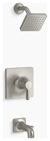 Kohler Venza Tub and Shower Trim Package With 1.75 GPM Shower Head