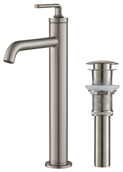 Kraus KVF-1220 Ramus 1.2 GPM Vessel 1 Hole Bathroom Faucet - Spot Free