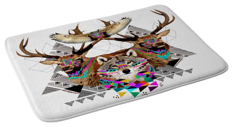 Kris Tate Forest Friends Memory Foam Bath Mat