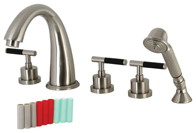 KS23685CKL Roman Tub Faucet With Hand Shower, Brushed Nickel