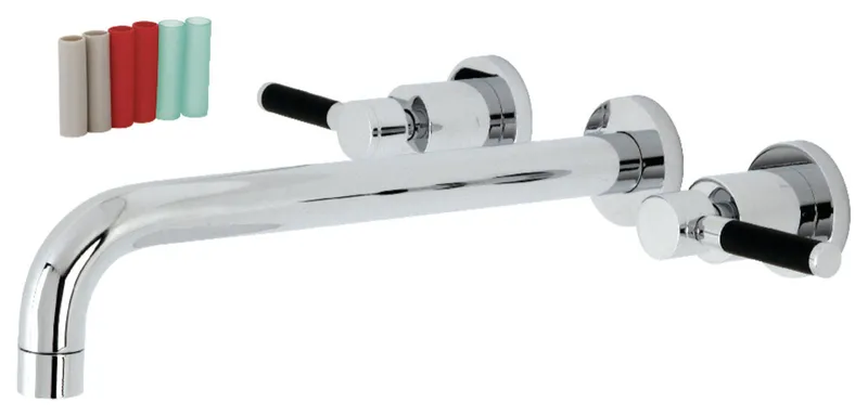 KS8051DKL Wall Mount Tub Faucet, Polished Chrome