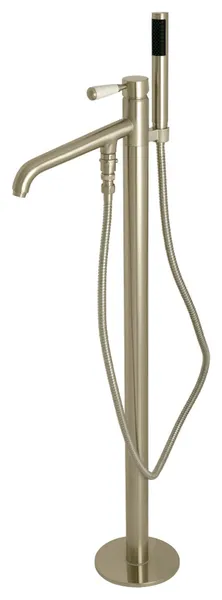 KS8138DPL Freestanding Tub Faucet With Hand Shower, Brushed Nickel