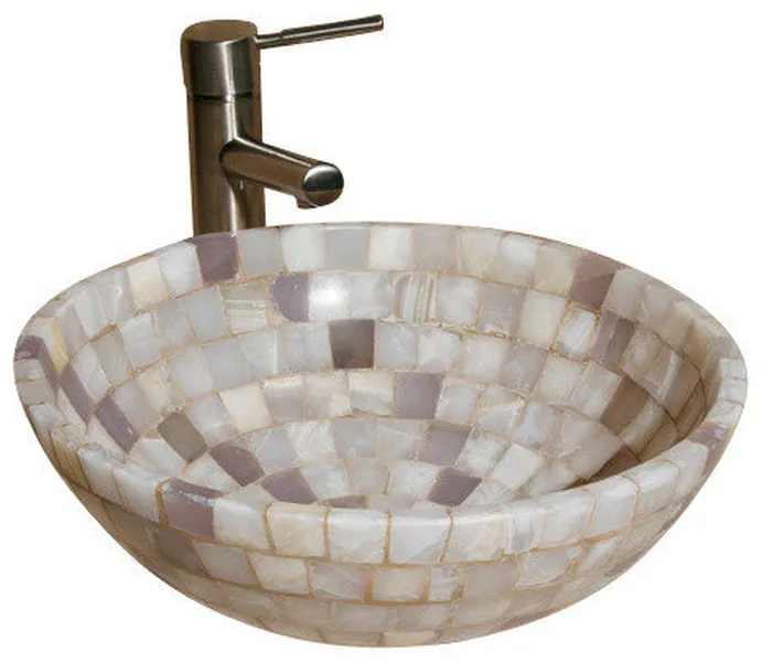L-VMR-SS-16WL Polished #3 Vessel Sink