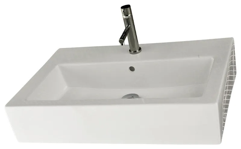 Lacava Aquagrande Collection Lavatory, White