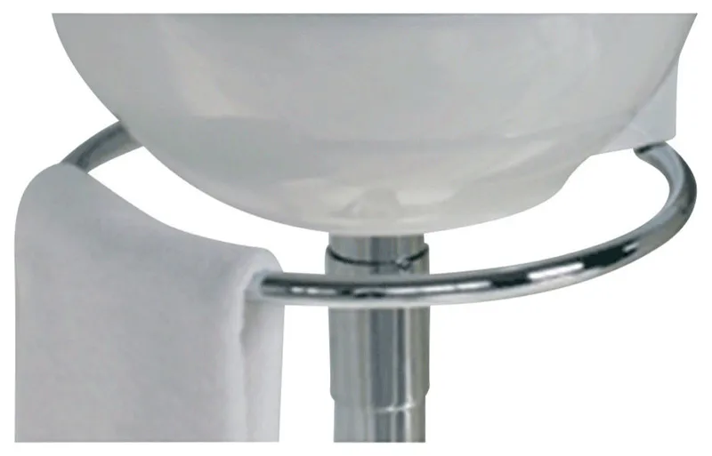 Lacava Piccolo Collection Towel Bar, Polished Chrome
