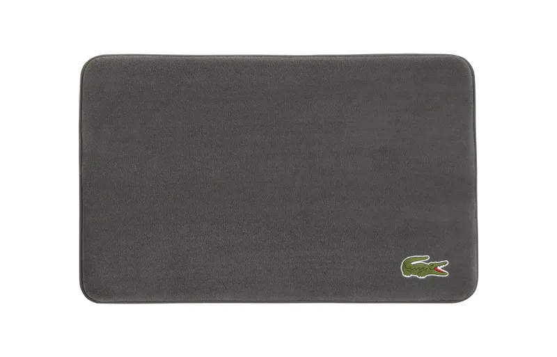 Lacoste Crocodile Rectangle Non-Slip Bath Rug, 19x30, Cliff