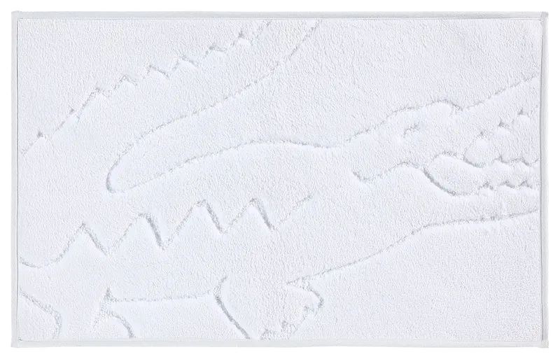 Lacoste Heritage Bath Rug, White