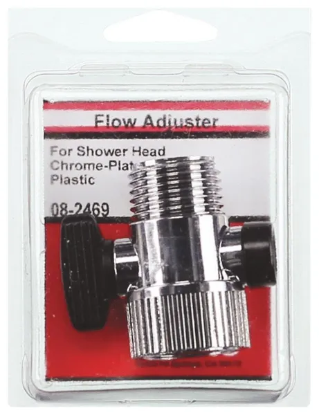 Lasco 08-2469 Plastic Shower Head Flow Adjuster, Chrome Plated