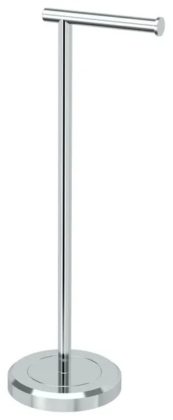 Latitude II Freestanding Toilet Paper Holder, Chrome, Single