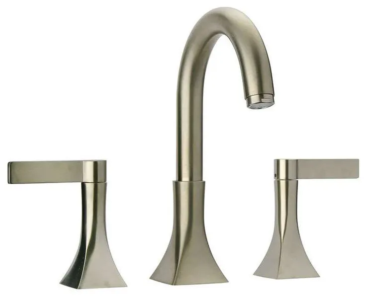 Latoscana 85PW102  Elix Roman Tub With Lever Handles In Brushed Nickel