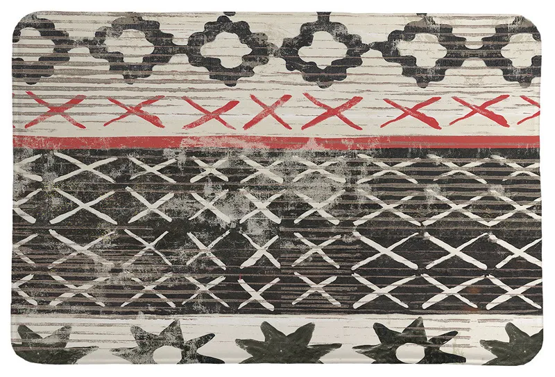 Laural Home Ancient Markings Memory Foam Rug
