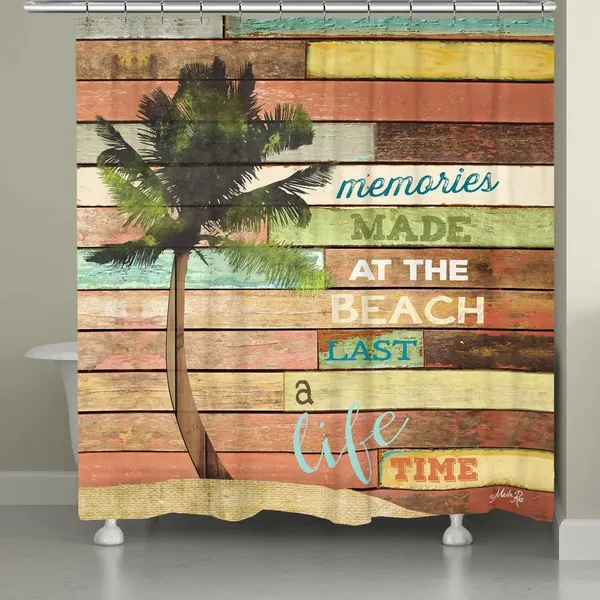Laural Home Beach Memories Shower Curtain