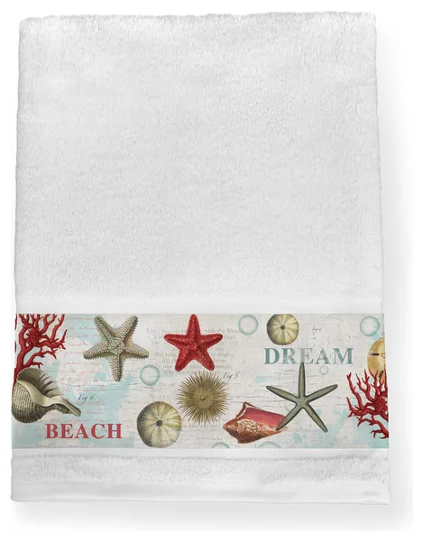 Laural Home Dream Beach Shells Bath Towel