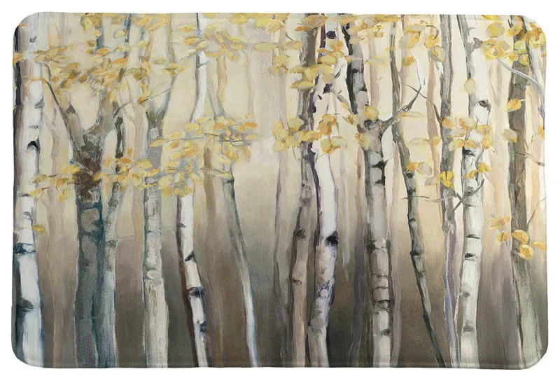 Laural Home Golden Birch Memory Foam Rug