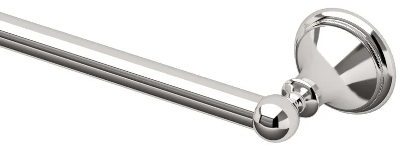 Laurel Ave 24" Towel Bar, Polished Nickel