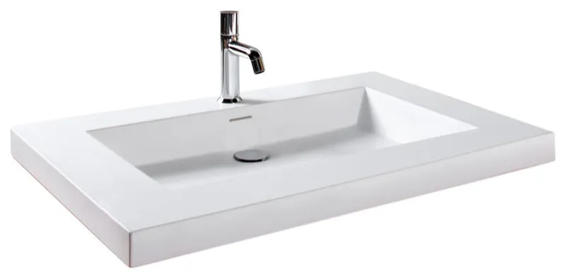 Lavatory Sink VCS 30 CUBE COLLECTION IN: 30x22x2, Glossy