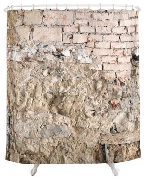 Layers of Time, Fabric Shower Curtain