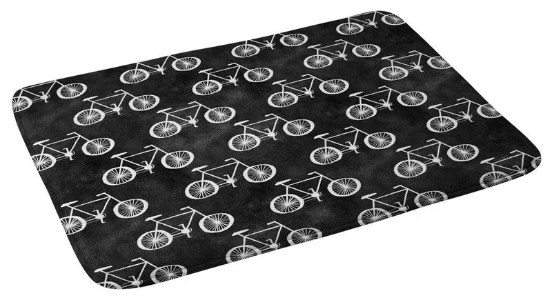 Leah Flores BicycleMemory Foam Bath Mat