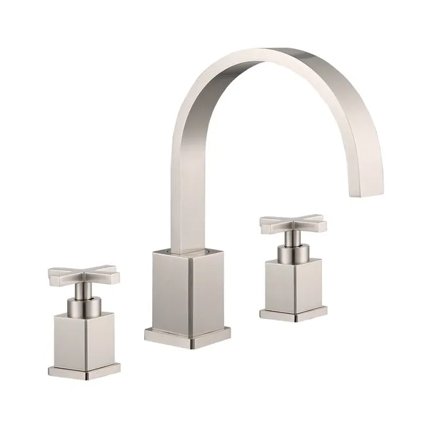 Legion Furniture 8" Widespread Faucet, Brushed Nickel