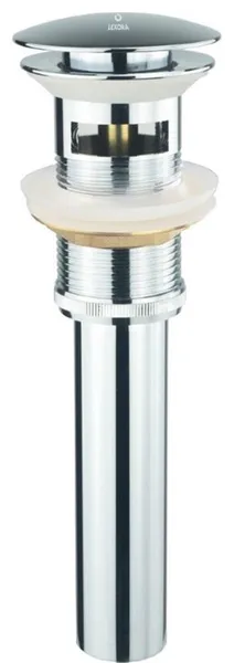 Lexora Home Scarico Pop-Up Drain Assembly with Overflow in Chrome