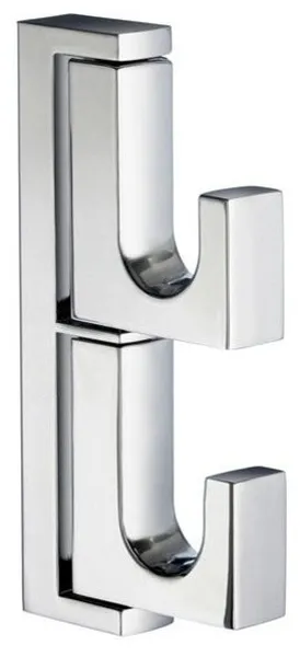 Life Swing Arm Double Hook, Polished Chrome