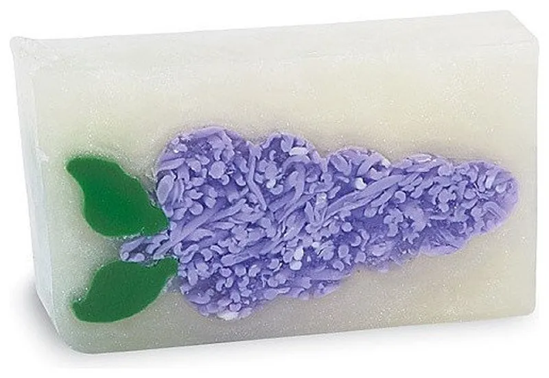 Lilac Shrinkwrap Soap Bar