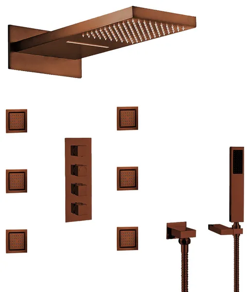 Lima Oil Rubbed Bronze Ultra Shower Set