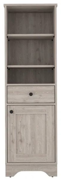 Linen Cabinet Burnedt, Bathroom, Light Gray