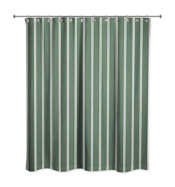 Linen Stripes 3 71x74 Shower Curtain