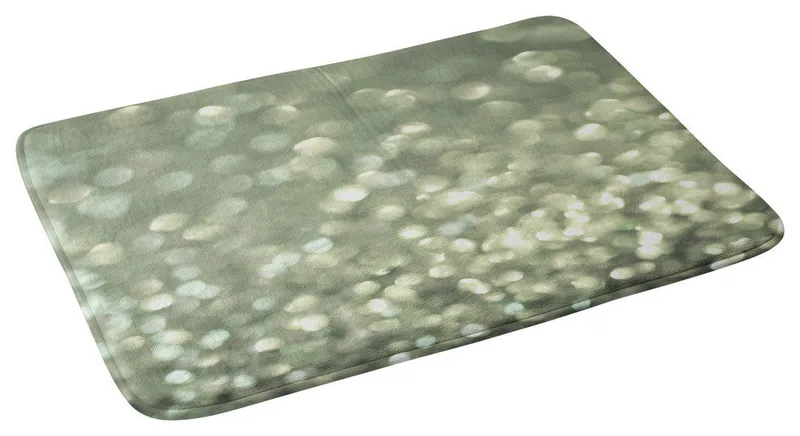 Lisa Argyropoulos Mingle 2 Silver Screen Memory Foam Bath Mat