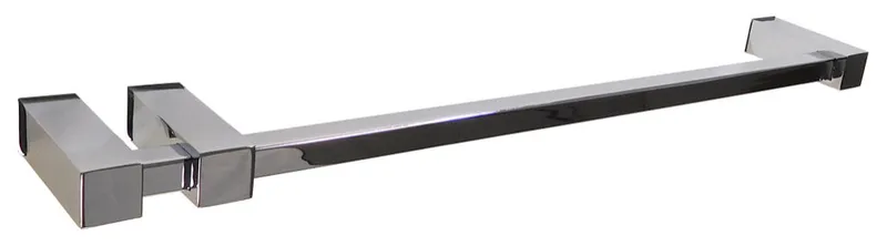 Loft 18" Double Post Towel Bar SQU, Chrome