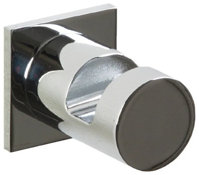 Loft Robe Hook RND and SQU Escutcheon, Chrome
