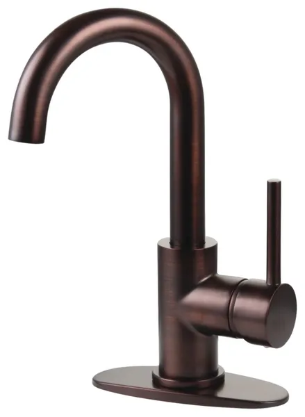 LS8435DL Single-Handle Bathroom Faucet With Push Pop-Up, Oil Rubbed Bronze