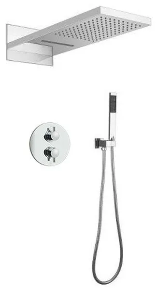 Luna Shower Set With Concealed Wall Mount Shower Head
