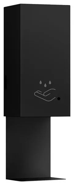 Luxe Wall Mounted Touchless Hand Sanitizer Dispenser, Matte Black