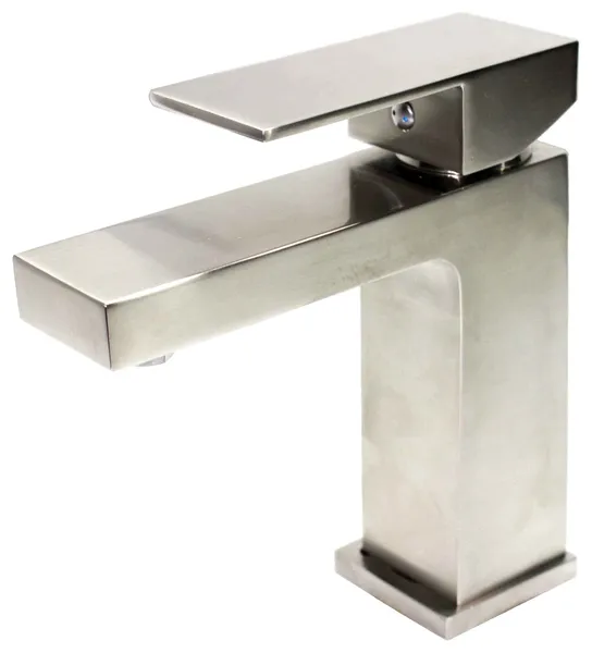Luxier BSH05-S Single-Handle Bathroom Faucet with Drain, Brushed Nickel
