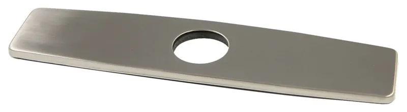 Luxier Kitchen Faucet Single-Hole Deck Plate, 10", Brushed Nickel