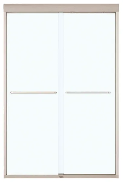 Maax 134571-900-000 Kameleon 71"H x 47"W Bypass Framed Shower - Brushed Nickel