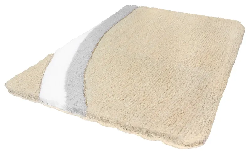 Macadamia Modern Non Slip Washable Bathroom Rug, Cadiz, Large
